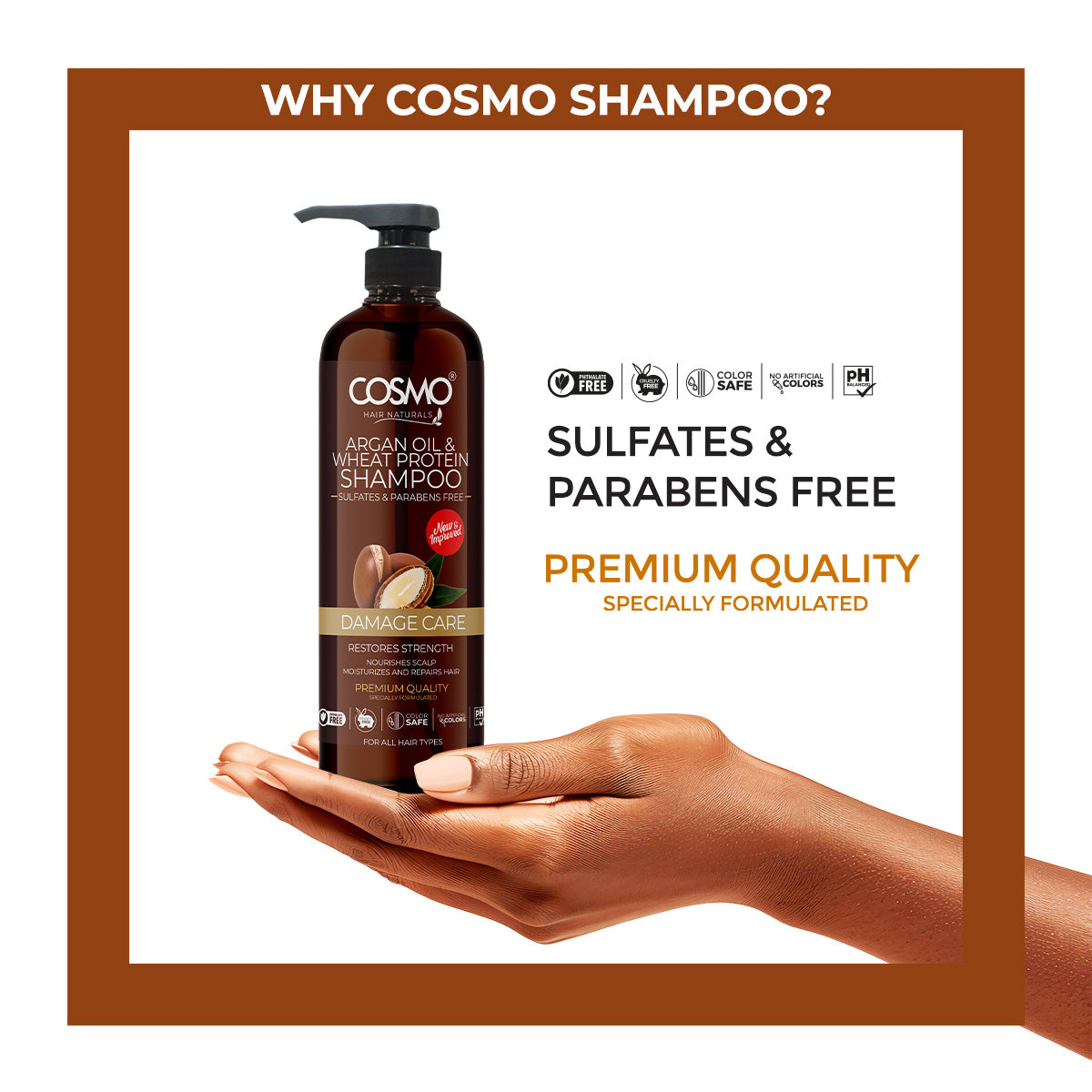 Damage Care Argan Oil & Wheat Protein Shampoo